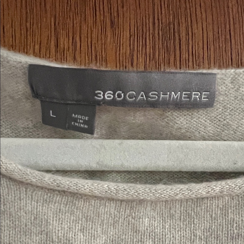 Skull Cashmere Gray Sweater with Neon Skull - Picture 3 of 4